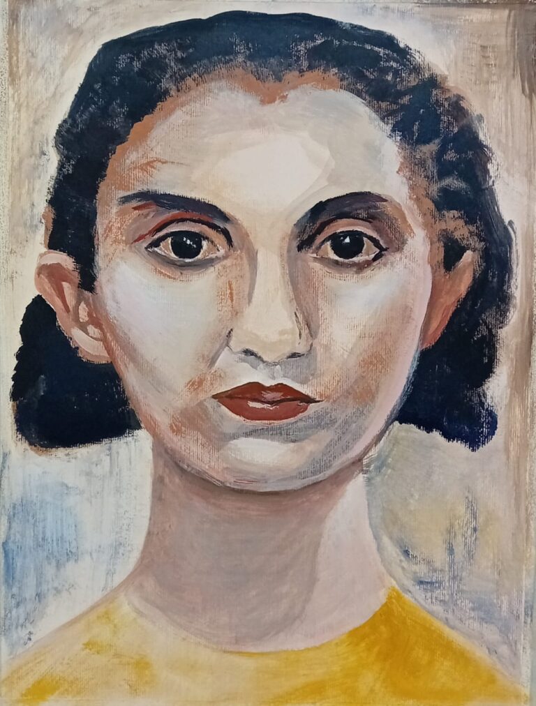 Fayoum portret 30x40 Iris Schlagwein 2024