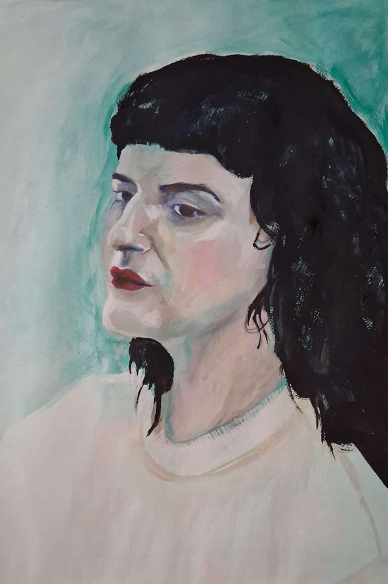 Live model 2. 38x48 Iris Schlagwein 2025